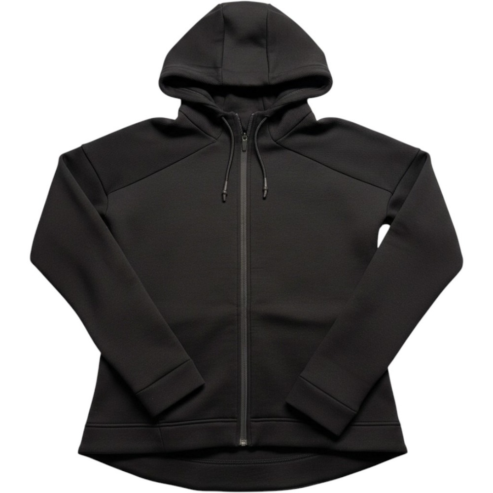 Sweaty Betty Cross Train Zip Up Hoodie Black Scuba Jacket Womens Medium